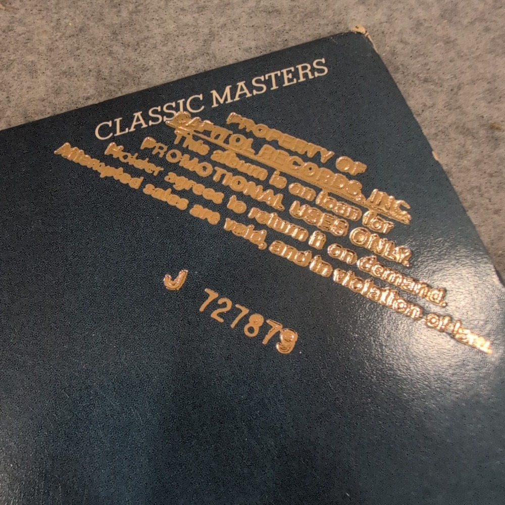Ronnie Laws Classic Masters Vinyl LP 1984 Capitol ST-12375 Promo Gold Stamp VG - Picture 2 of 7